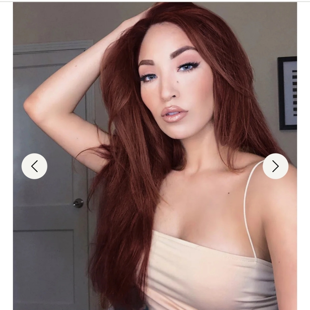 Irresistible Me 20 in auburn hair extensions